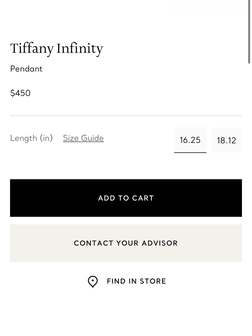 Sterling Silver Infinity Necklace by Tiffany & Co. - Picture 16 of 16
